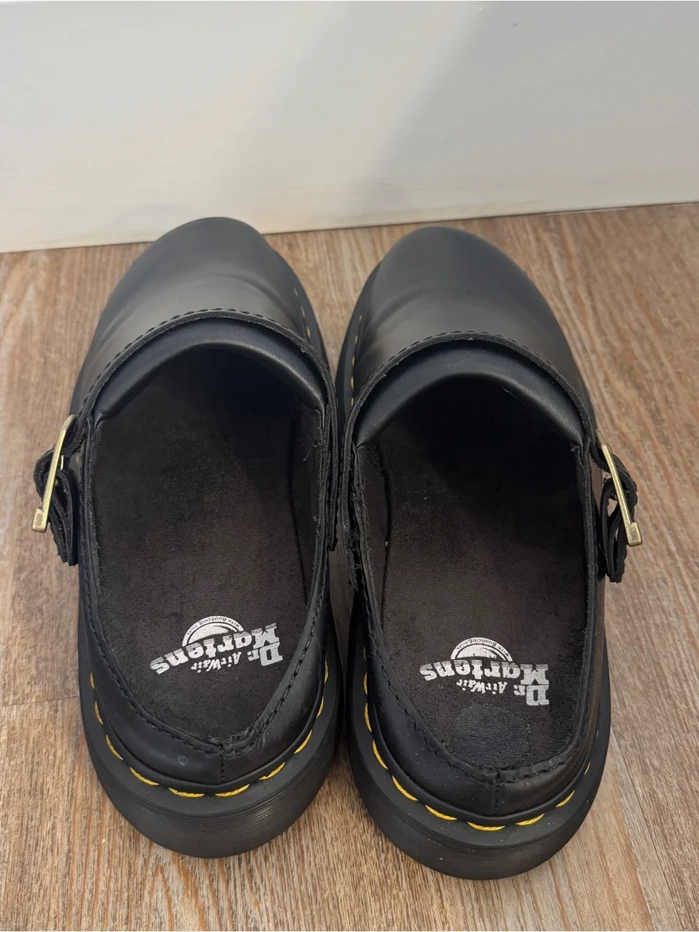 Dr. Martens Archive Mule Black Leather Clog UK8 US9M US10W EU42 Buckle Laketen